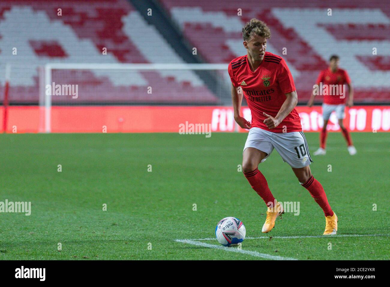 Lisbon, Portugal. August 30, 2020. Lisbon, Portugal. Benfica's forward from Germany Luca Waldschmidt (10) in action during the friendly game between SL Benfica vs AFC Bournemouth Credit: Alexandre de Sousa/Alamy Live News Stock Photo