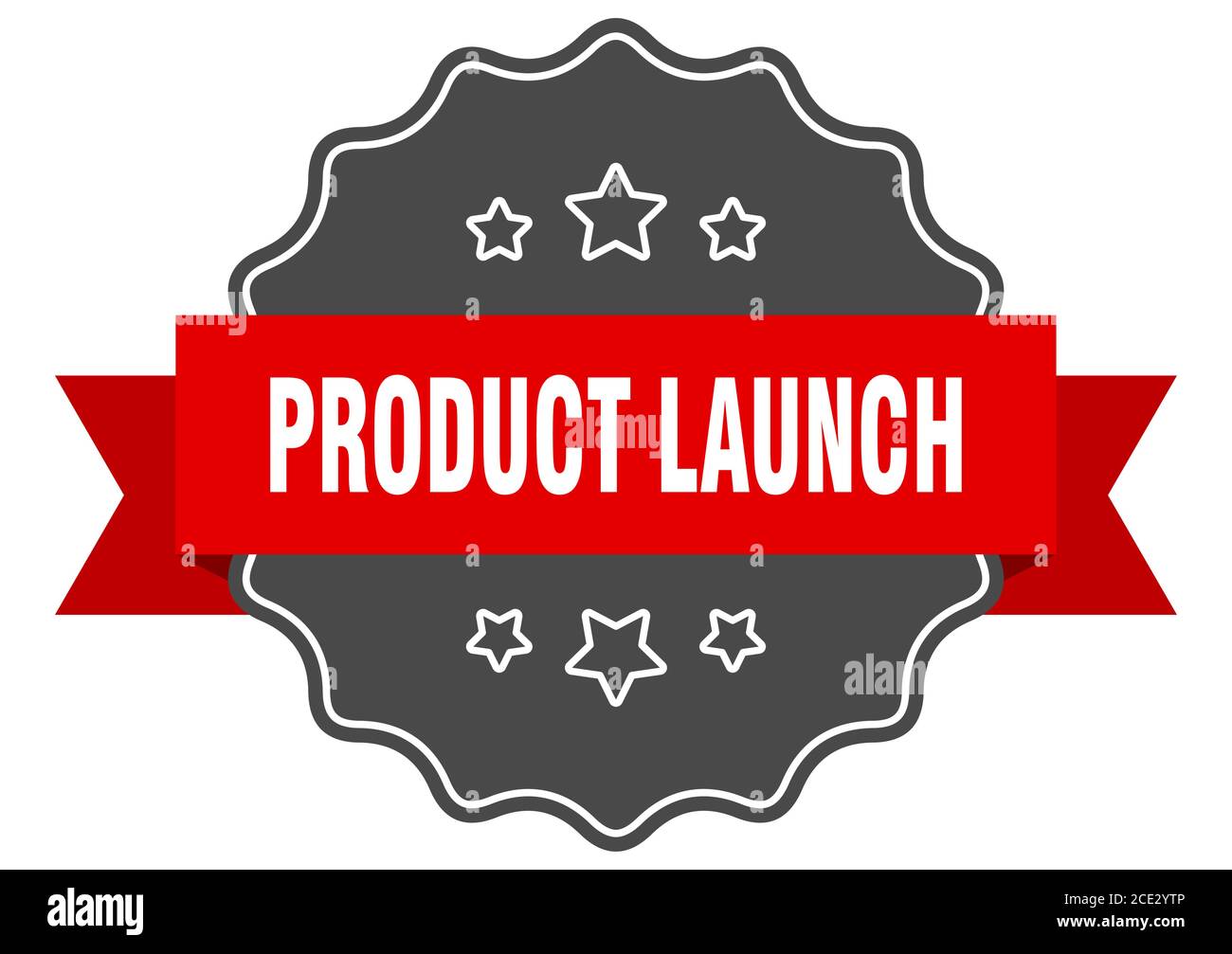 product launch label. product launch isolated seal. Retro sticker sign ...