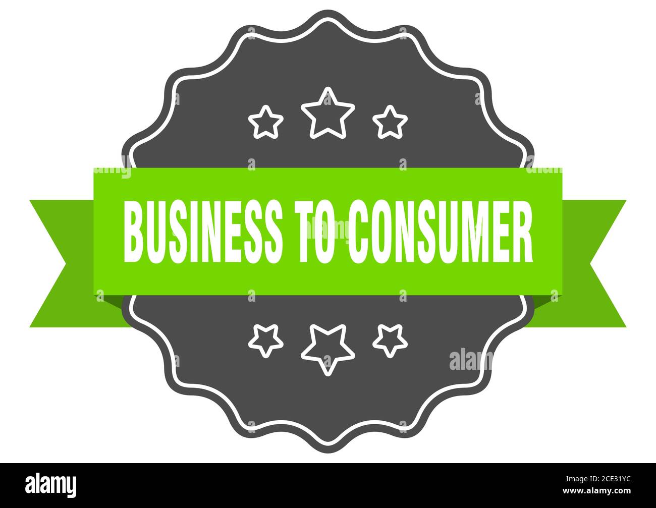 business to consumer label. business to consumer isolated seal. Retro ...