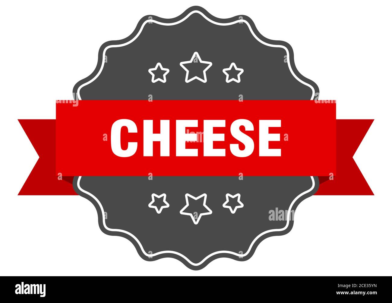 cheese label. cheese isolated seal. Retro sticker sign Stock Vector ...