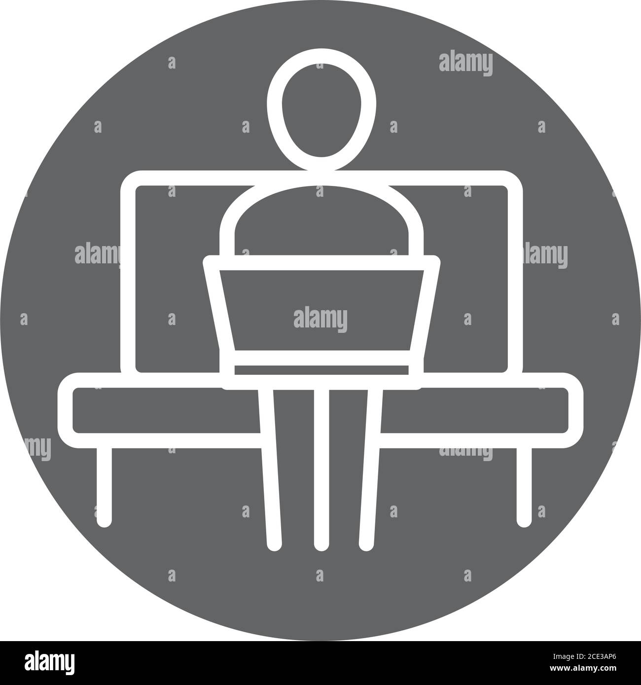 Sitting block Stock Vector Images - Alamy