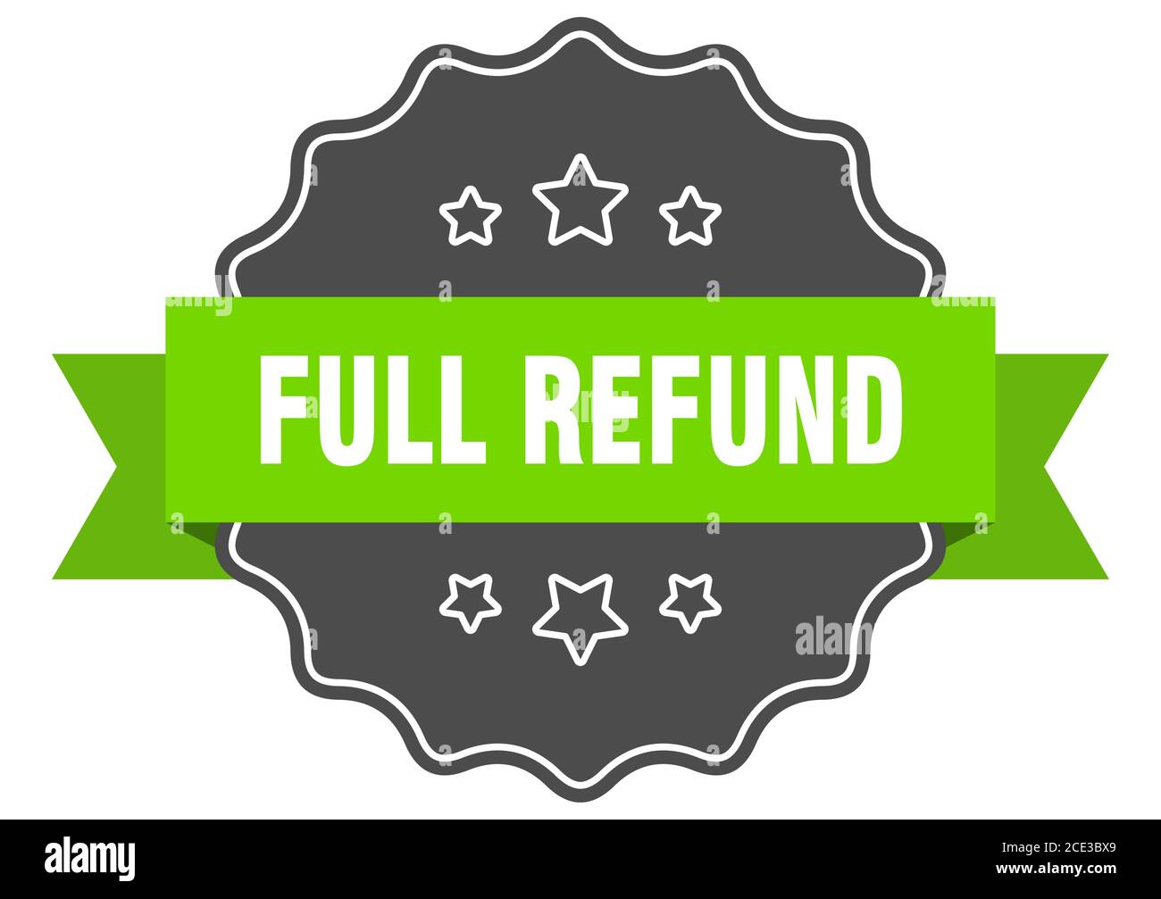 full refund label. full refund isolated seal. Retro sticker sign Stock Vector Image & Art Alamy