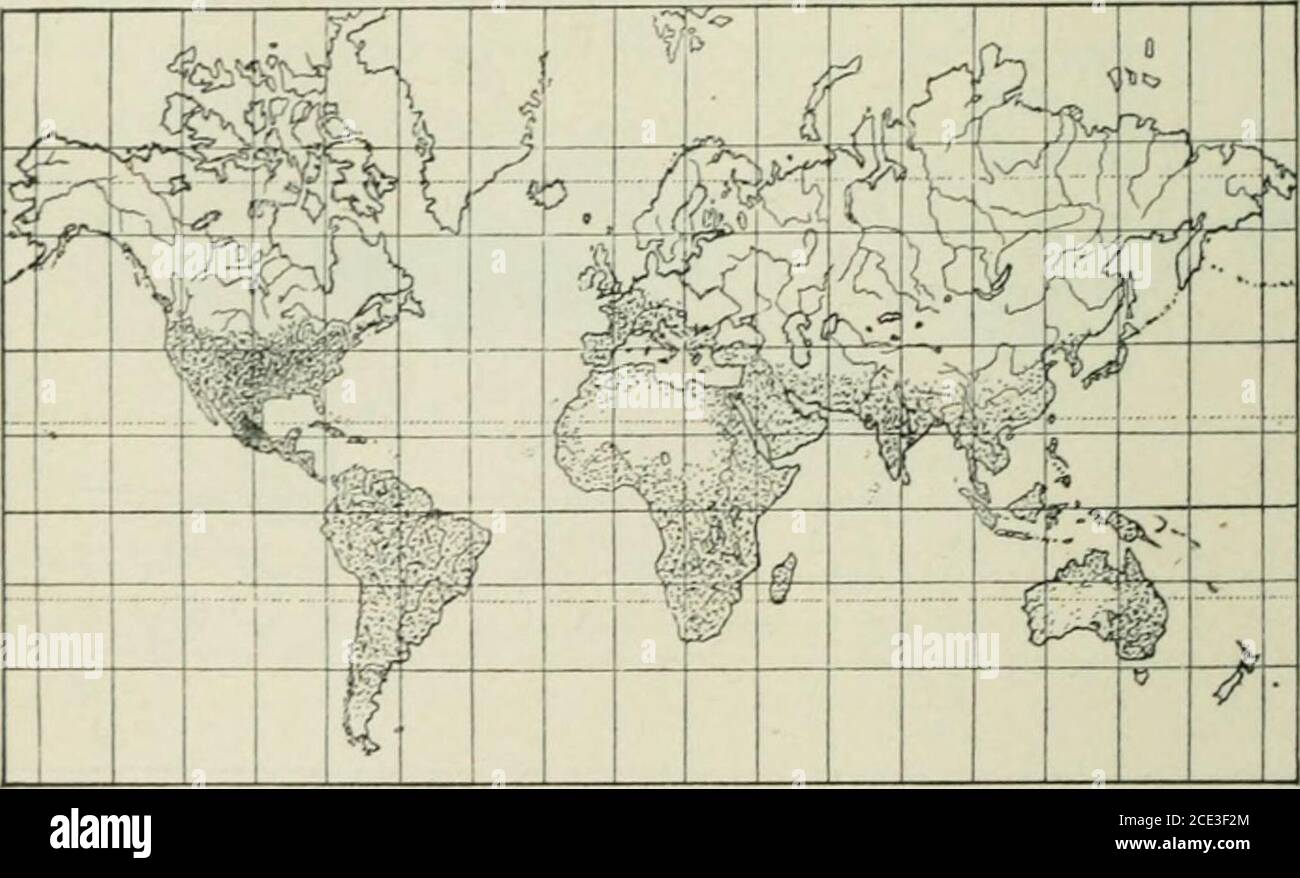 . Plants and their uses; an introduction to botany . Fig. jo.—Map ...