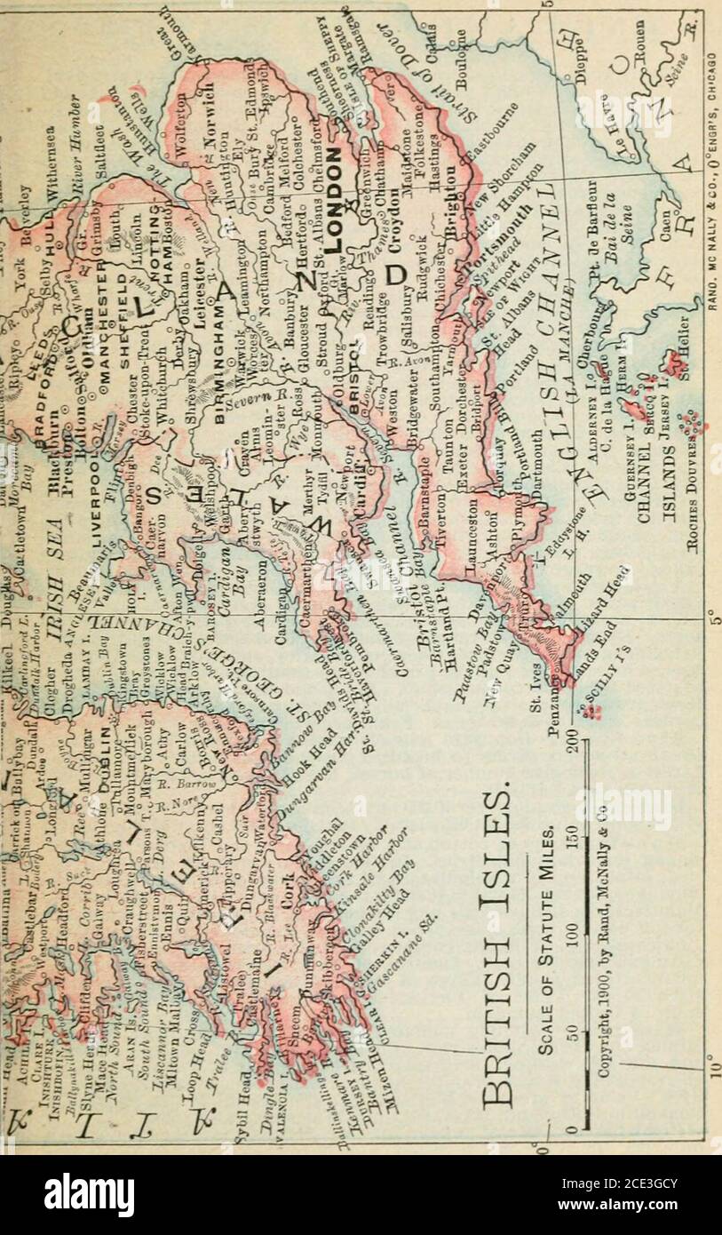 Rand Mcnally Pocket Atlas Of The World Historical Political Commercial 5 Me 7 H Gt 4 C 26b The United Kingdom England And Wales Historical Earliest Known