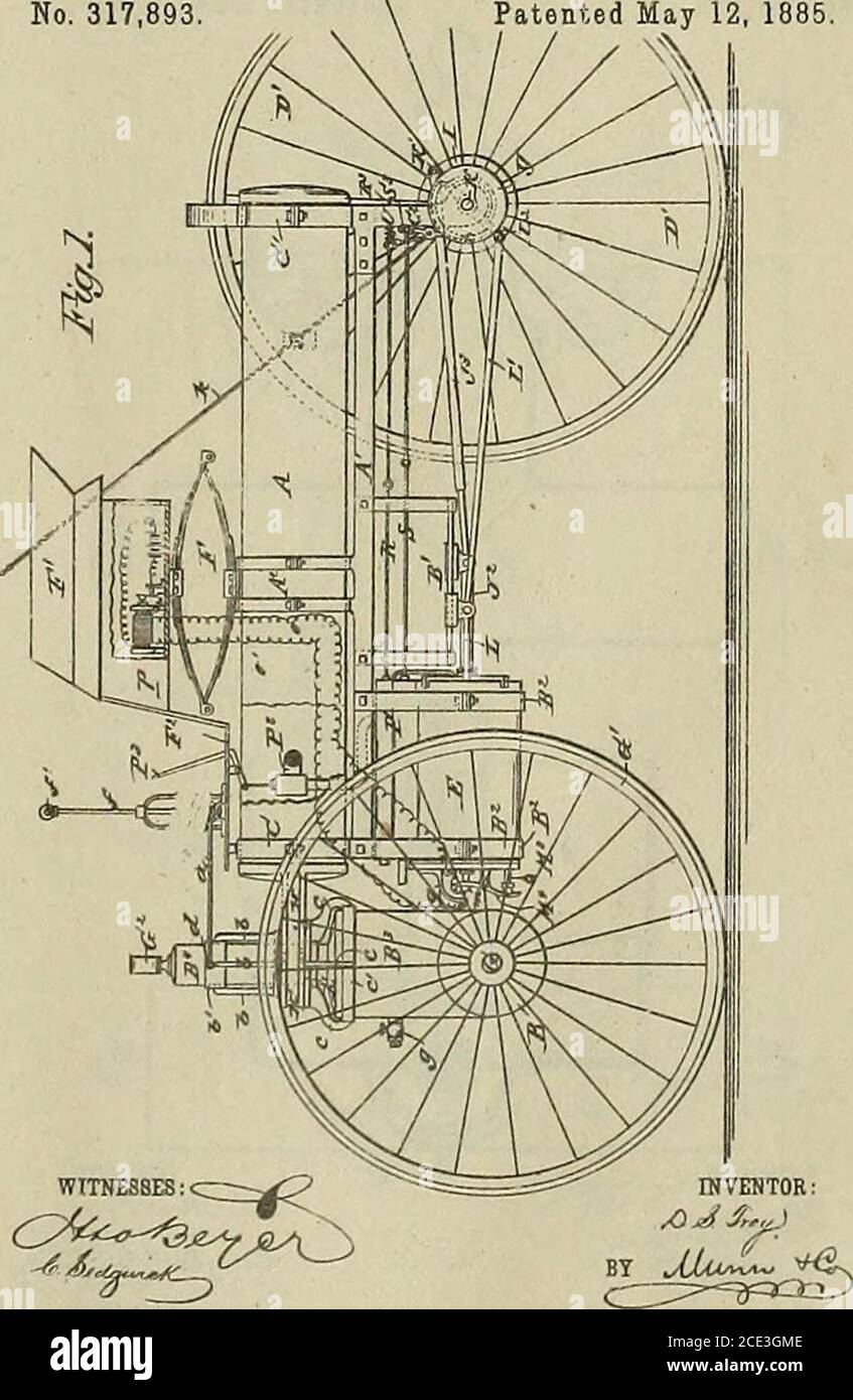 Automobile was patented in 1886 hi-res stock photography and images - Alamy