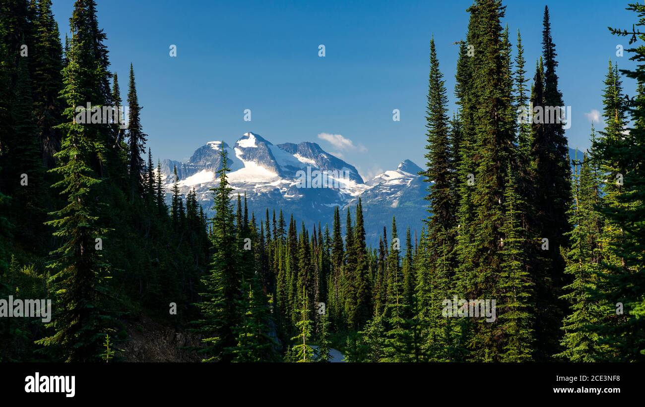 Mount Begbie near Revelstoke, British Columbia, Canada. Stock Photo