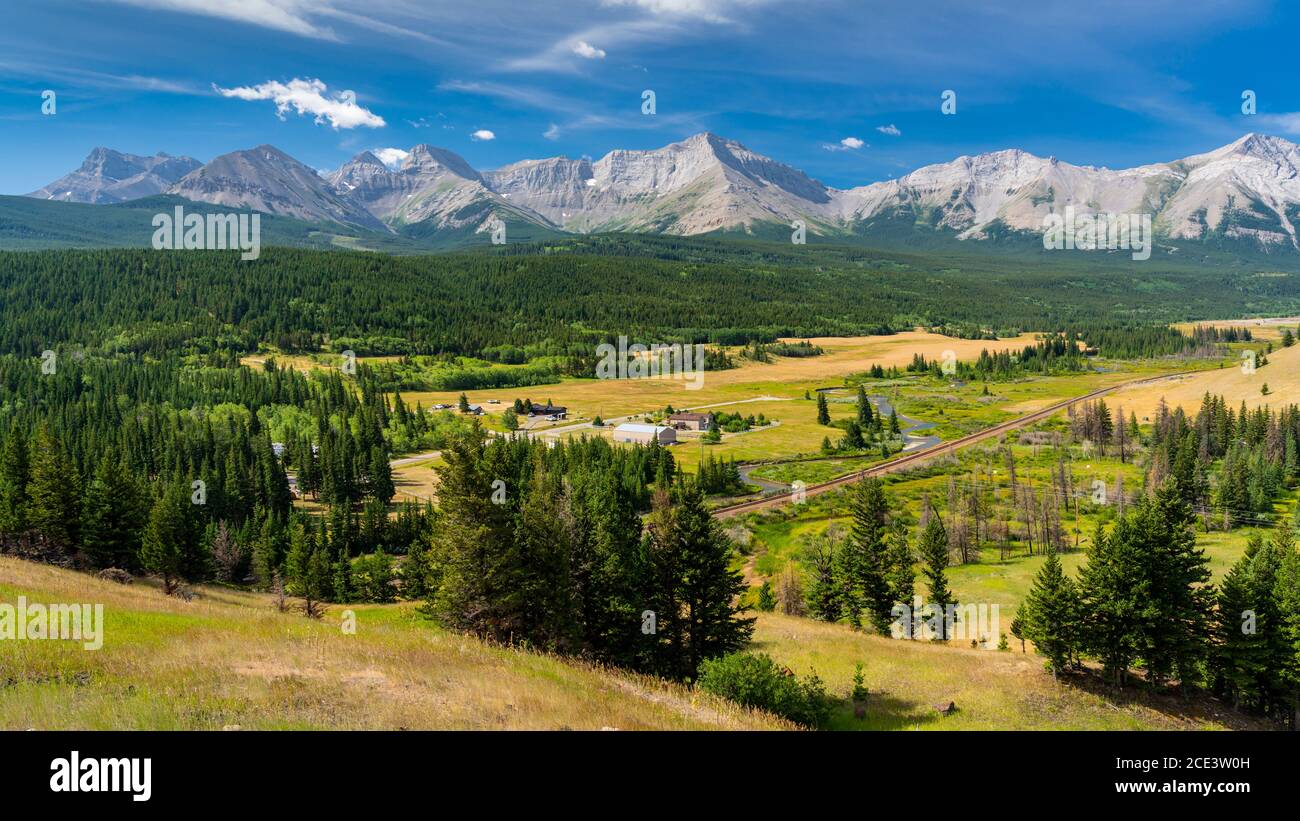 The Crowsnest Pass in British Columbia, Canada Stock Photo Alamy