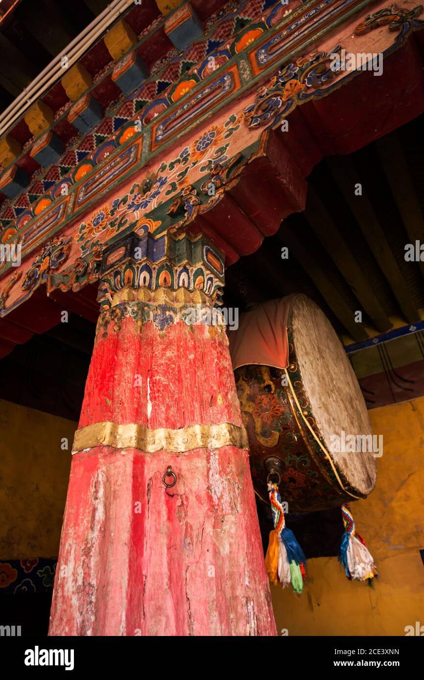 Colorful architecture, Potala Palace, Lhasa,Tibet Stock Photo - Alamy