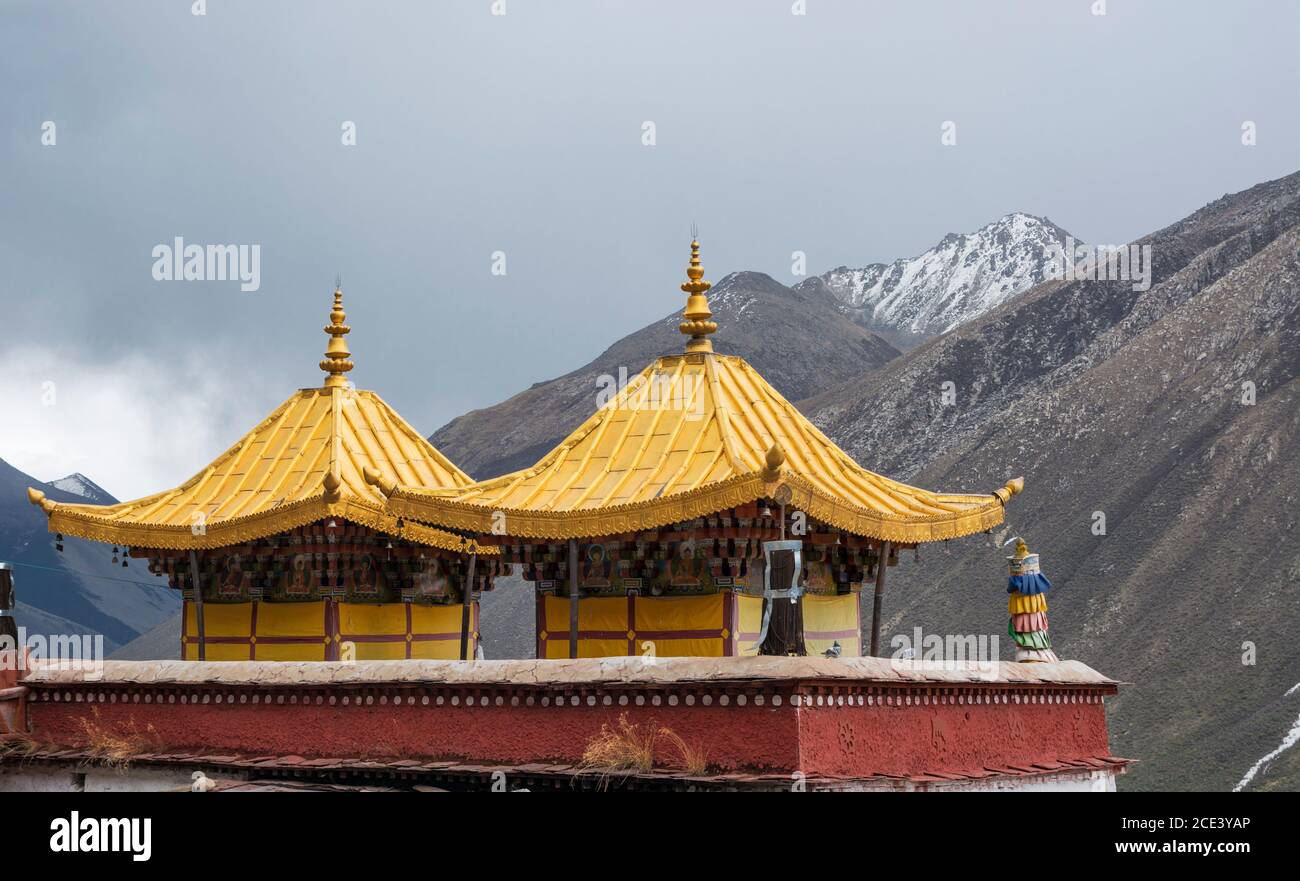 Drigung Til Monastery, Tibet Stock Photo