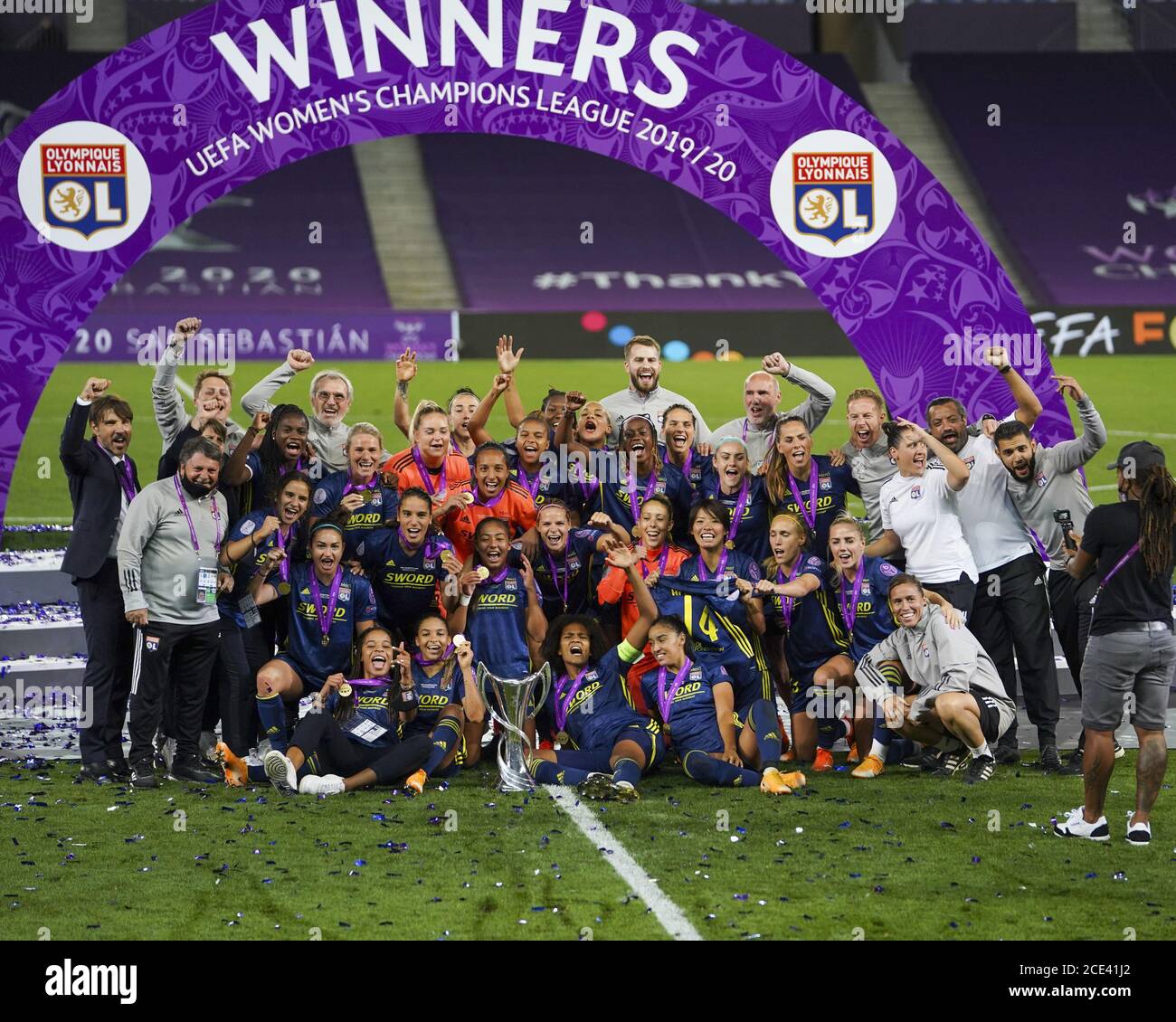 San Sebastian Spain 30th Aug 2020 In Action During The Uefa Women S Champions League Football Match Final Between Vfl Wolfsburg And Olympique Lyonnais Daniela Porcelli Spp Credit Spp Sport Press Photo Alamy Live