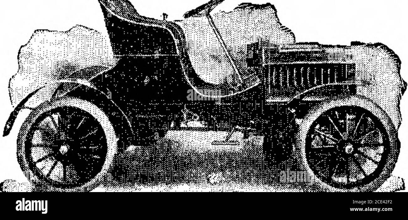 . Scientific American Volume 92 Number 04 (January 1905) . OLDSMOBILE LIGHT TONNEAU CAR Price $950 Motor Equipment 5!4 x 6 in., 10 H. P. horizontal.Transmission all spur type. Two speeds, forwardand reverse. Gasoline and water capacity 7 gal-lons. Honeycombed radiator. Tilting SteeringPost.. OLDSMOBILE TOURING RVNABOVT Price $750 Motor 7 H. P. This car and the Light Tonneauare very popular through their successes of thepast season. Stock Photo