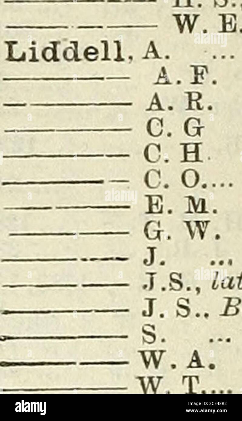 Army List Lewis Barnecl H B 2287 2358 De S H 1367c Lewsey W 20 33c Lewtas J 2348 R Lewthwaite W 2048a Lewty Vv H 2 351 Ley A 2447 A E H 501 C