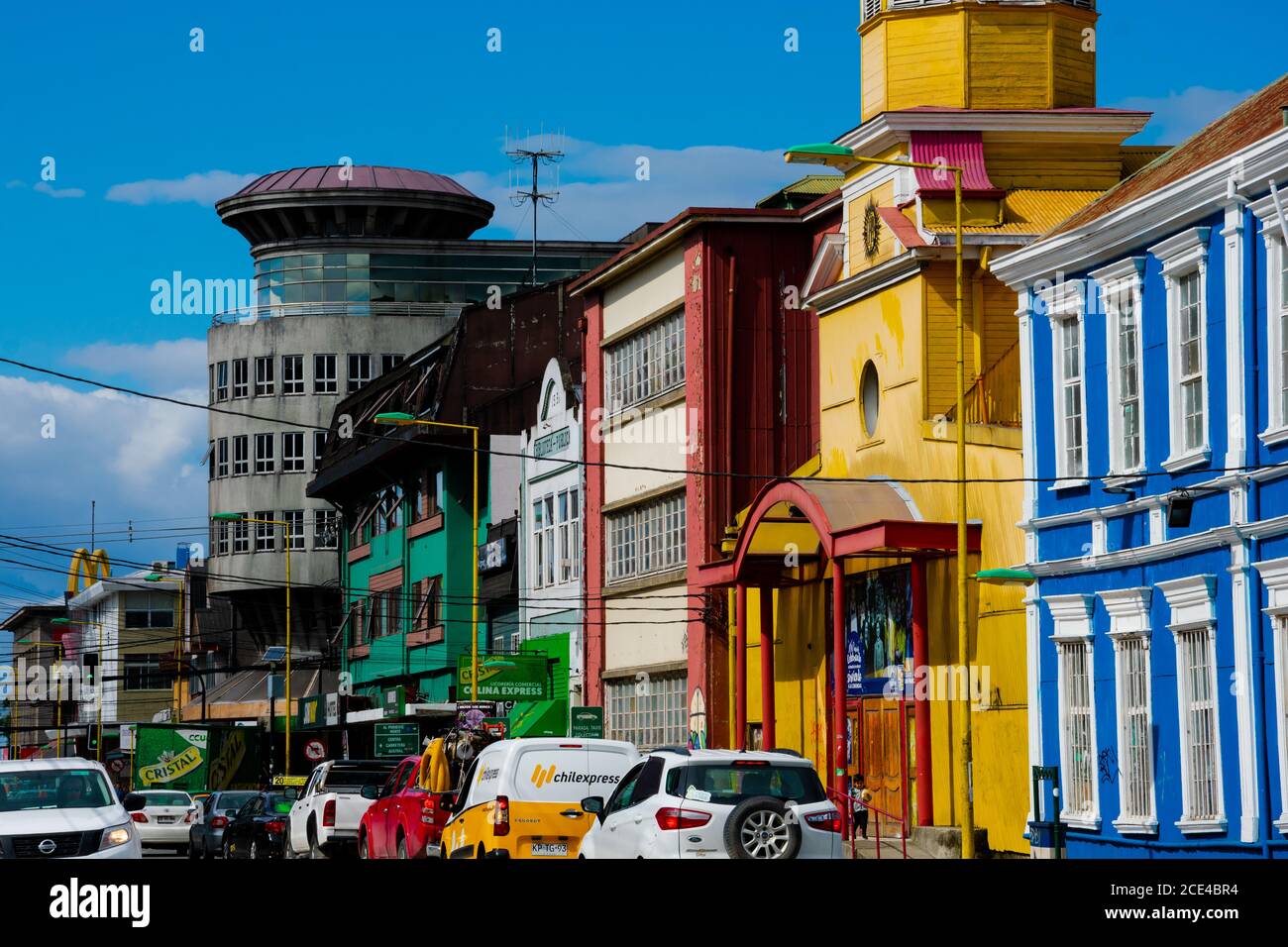 Puerto Montt, Chile. February 13, 2020. View of Puerto Montt downtown Stock  Photo - Alamy