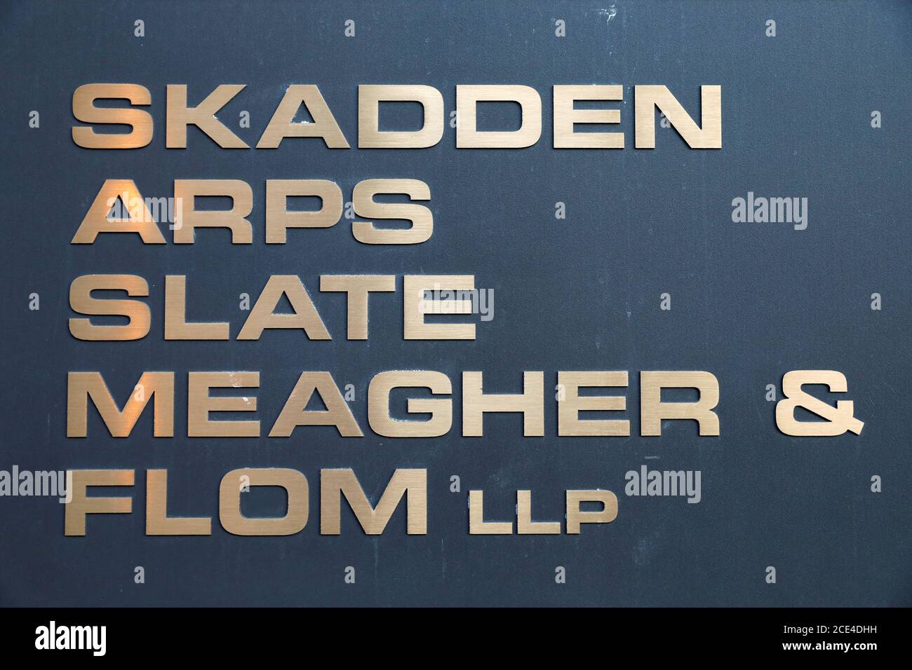 Skadden logo hires stock photography and