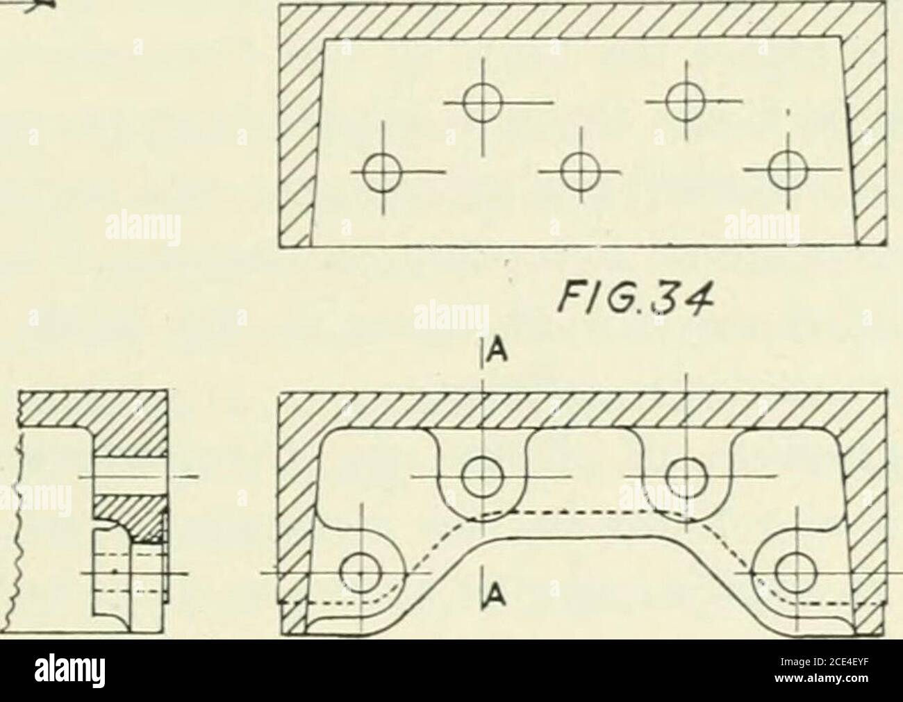 . Shield and compressed air tunneling . FIG. 33 FIG.32. 5ec+ion AA F16