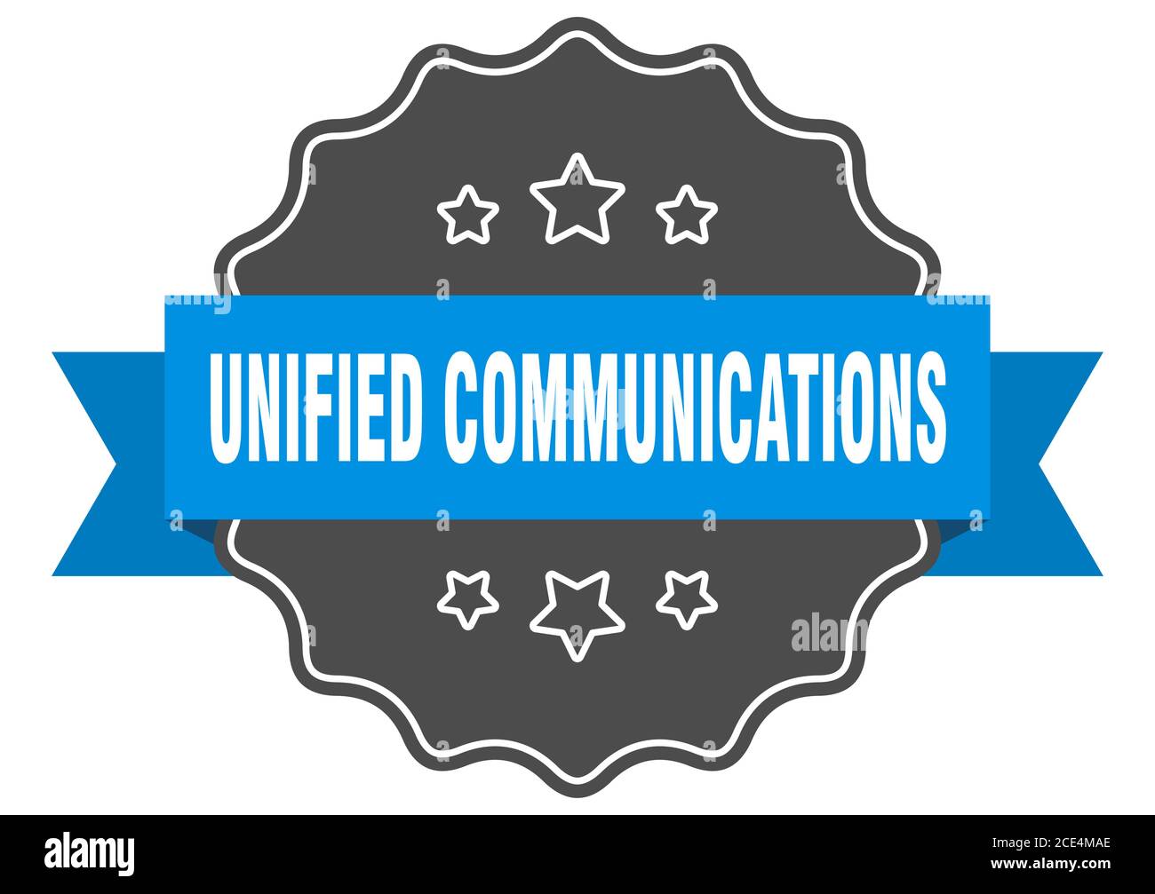 Unifying Sign unified communications label. unified communications isolated seal ...