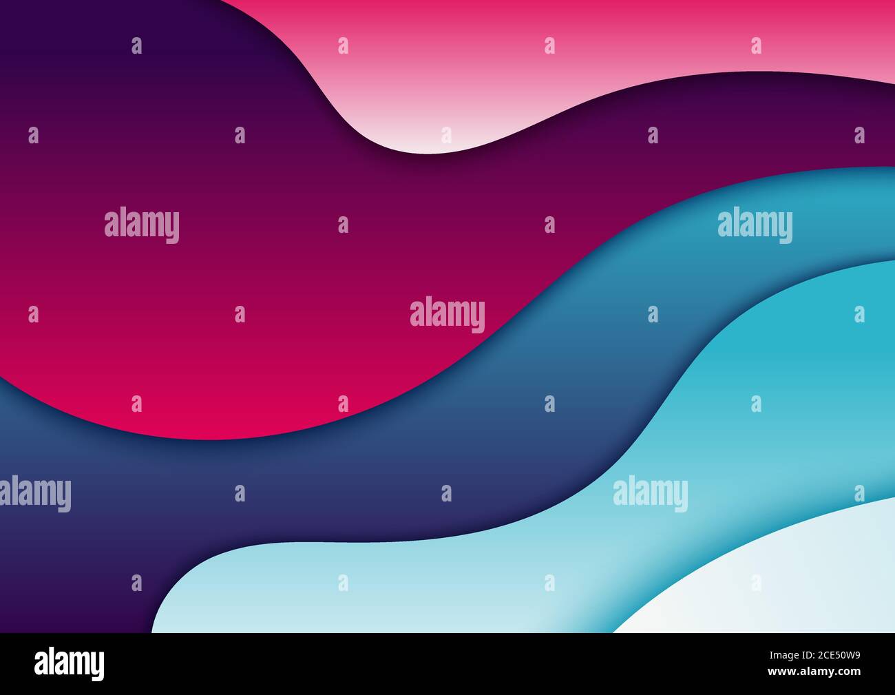 Abstract fluid gradient shapes trendy background. Wave shape vibrant ...