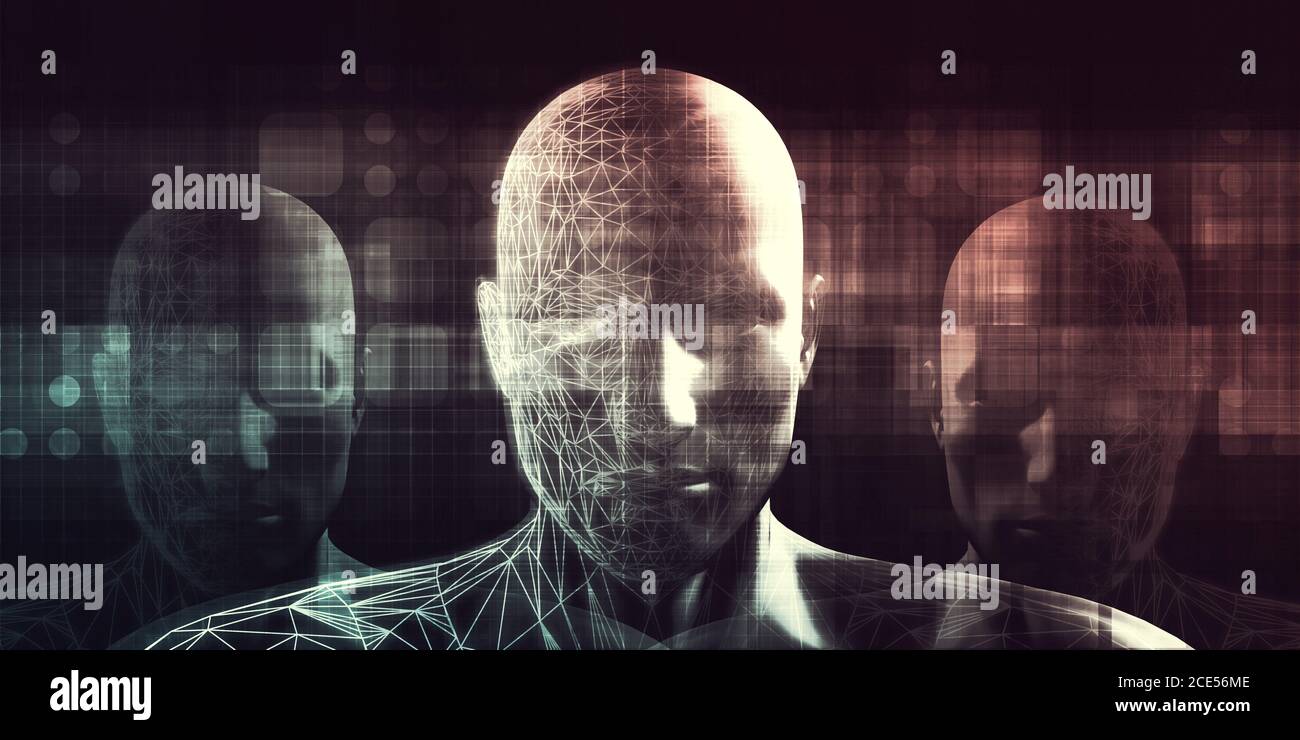 Deep Learning and Machine Artificial Intelligence Concept Stock Photo ...