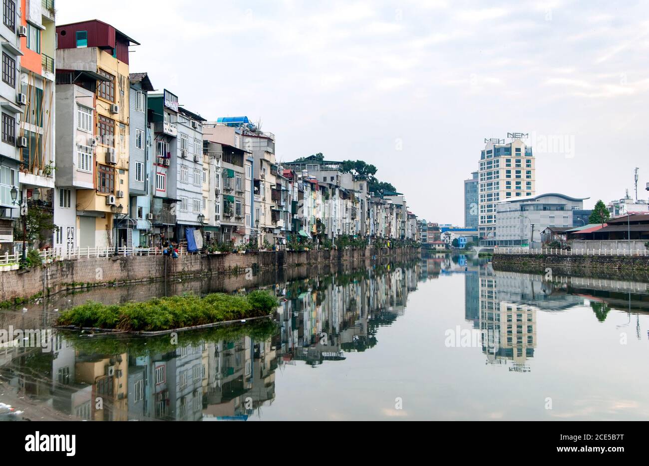 the beauty of landscapes and people, urban landscape, Hanoi capital, Vietnam Stock Photo