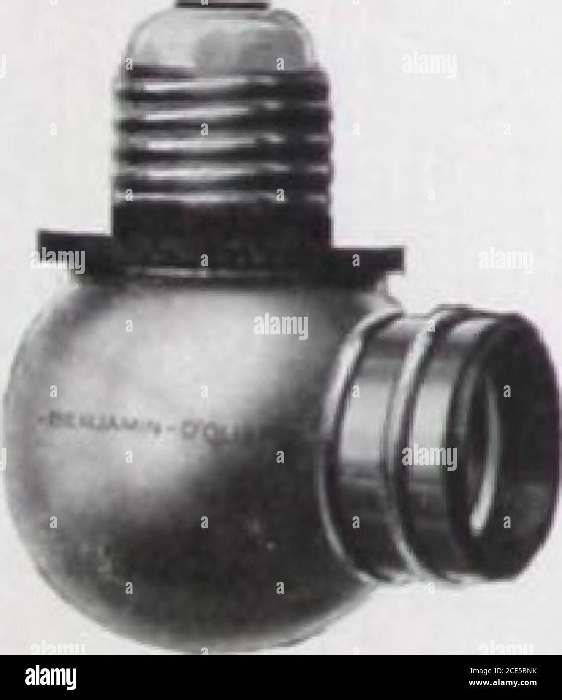. Benjamin Electric Mfg. Co., manufacturers, wireless clusters and lighting specialties. . Cat. No. 853 r , M    Cat* No. 952 Cnt llll 2-Lightwith. Bushing $1.00 10 5 .Sg ? . u • I 1-30 10 6 854 4 1.G0 10 7 952 2-Light with Plug, Wired $195 10 fi 964 4 1&gt;8B £ 5 The Adjustable Socket Clusters 862-954 are designed for use mth ceiling orpendent dome fixtures, .stand lamps in dining rooms, reading rooms, etc., where it isdesirable to adjust and U the lights in special relation to the sides • 1 th dome orreflector. 1 he rocket may f»e turned to any position between two points l^u dapart, and lo Stock Photo