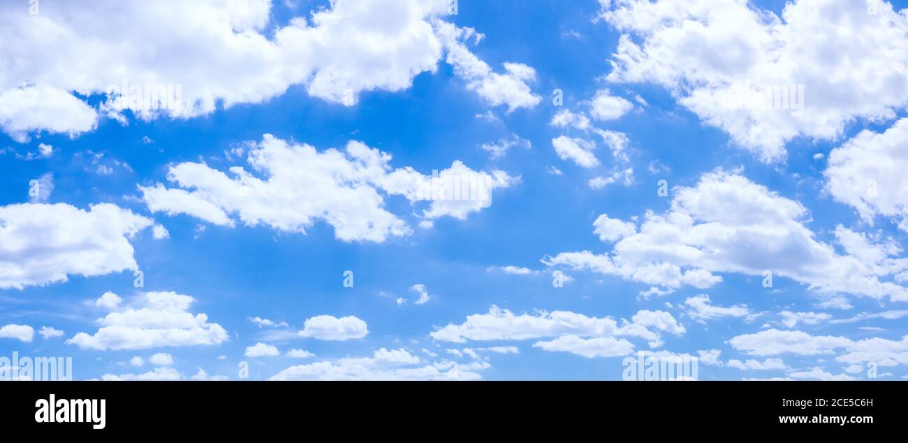 blue sky with clouds Stock Photo