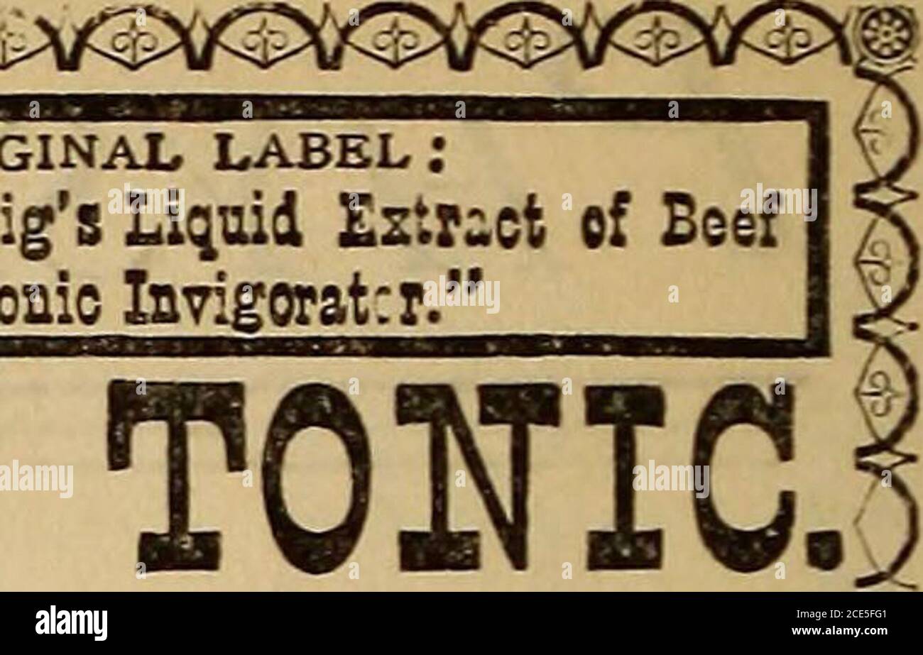 The Medical and surgical reporter . Address Charles IV. Dulles P.O.Box 843.  Philadelphia. Specimen Pages will be sent on Application. XX MEDICAL AND  SURGICAL REPORTER. <K&ii&V®<teX£ ORIGINAL LABEL. Coldeas Liebigs  Liquid