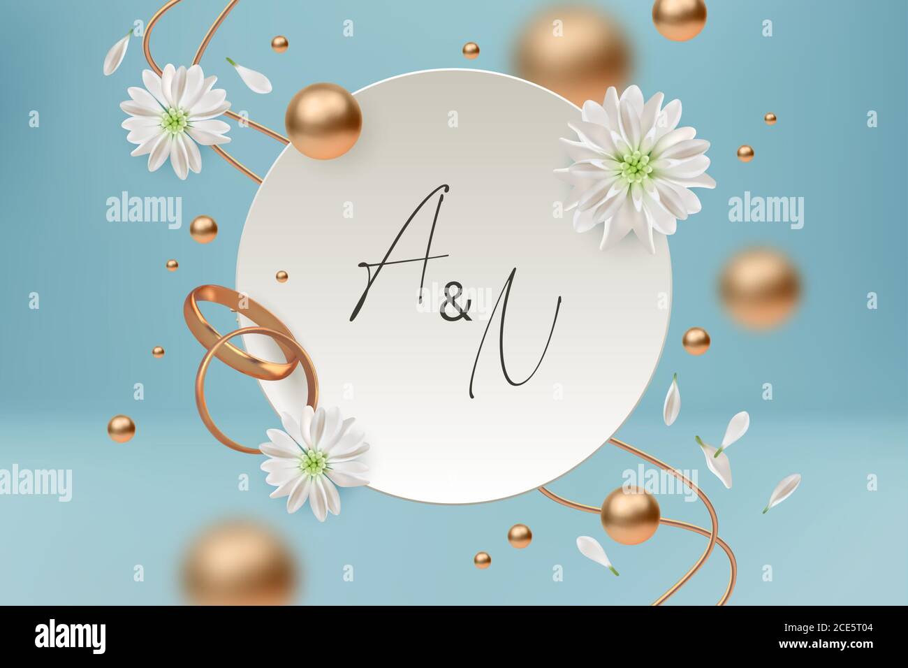 Wedding Concept Illustration Stock Vector Image & Art - Alamy