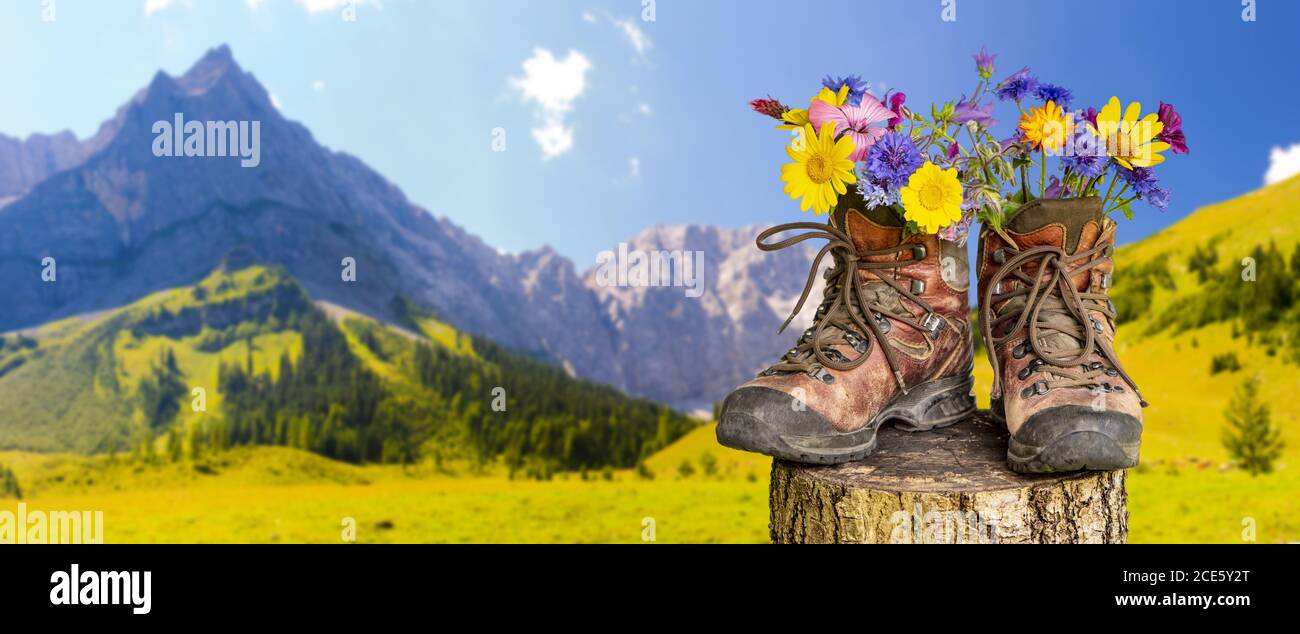 floral hiking boots