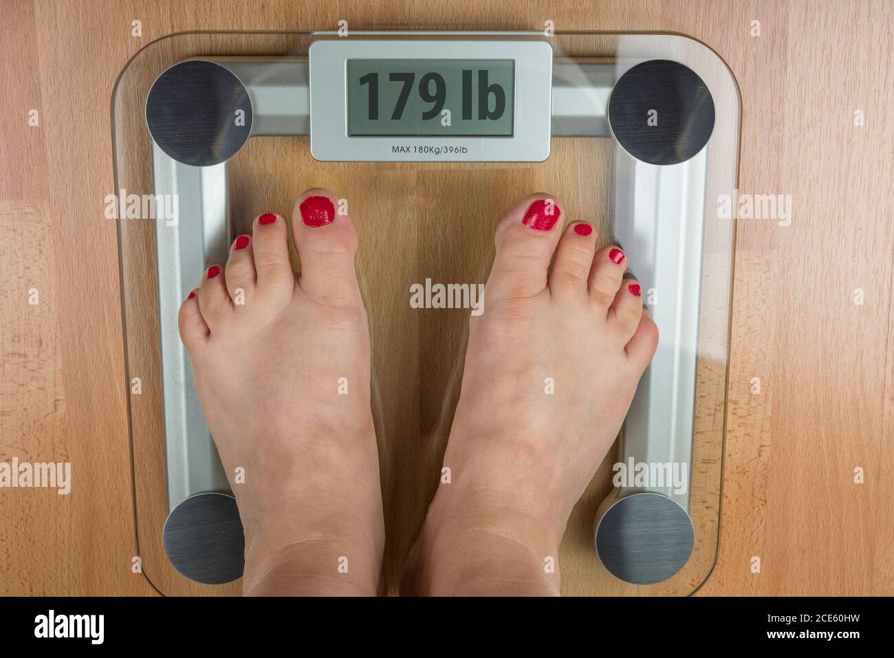 Female Feet On A Scale High Resolution Stock Photography And Images Alamy