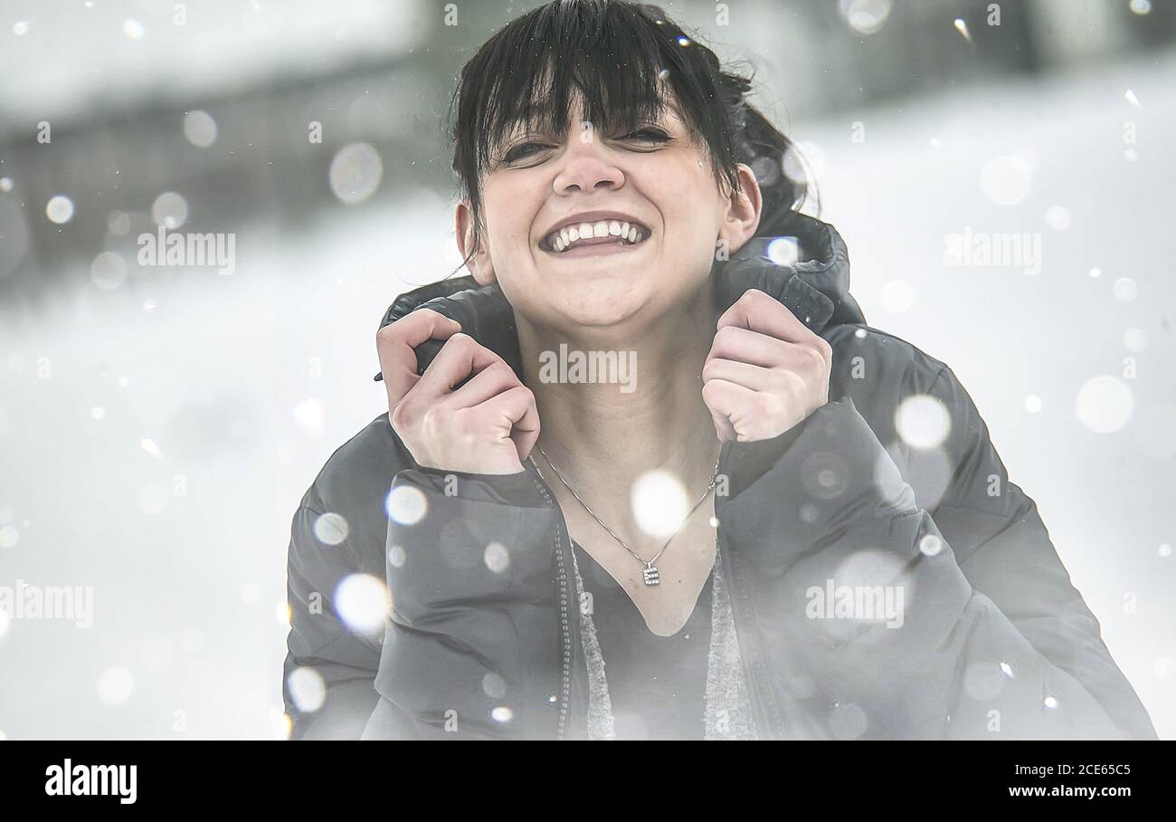 Pretty girl smiling Amused #2 Stock Photo