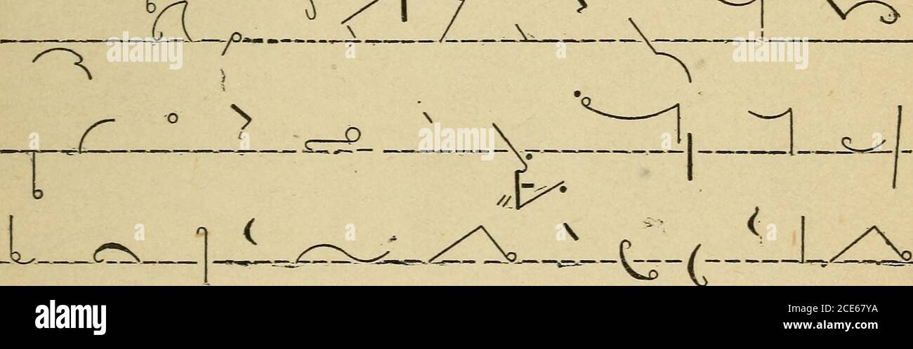 . Complete shorthand manual for self-instruction and for use in colleges . •^-t .A.I^  nT CL^ A A THIRTIETH LESSON. f 227 ^^ t a   r2 2 N  -. t-^-^-^---^- .— d—b -V-l ^?-i .-^s^- :V fl .,. N ^ T , .j. . ^-^—b-c- ^ ^ 228 COMPLETE SHORTHAND MANUAL. COMPOSITION FOR THE PRESS. - ^ -^ / C  • ^- A^—rnnC X ^c^-As, &lt;^, ji^  J J ^^L^N  THIRTIETH LESSON. 229 PERFORM YOUR WORK TO SUIT YOUREMPLOYER. S. A. MORAN. r lV^.-  .  k  -0^^^  J  /  ^   v  ^ /  s  V.^ c .C 1.V .Y. .( X (   vlJ---w---^-J--- - 4.   ^  Stock Photo