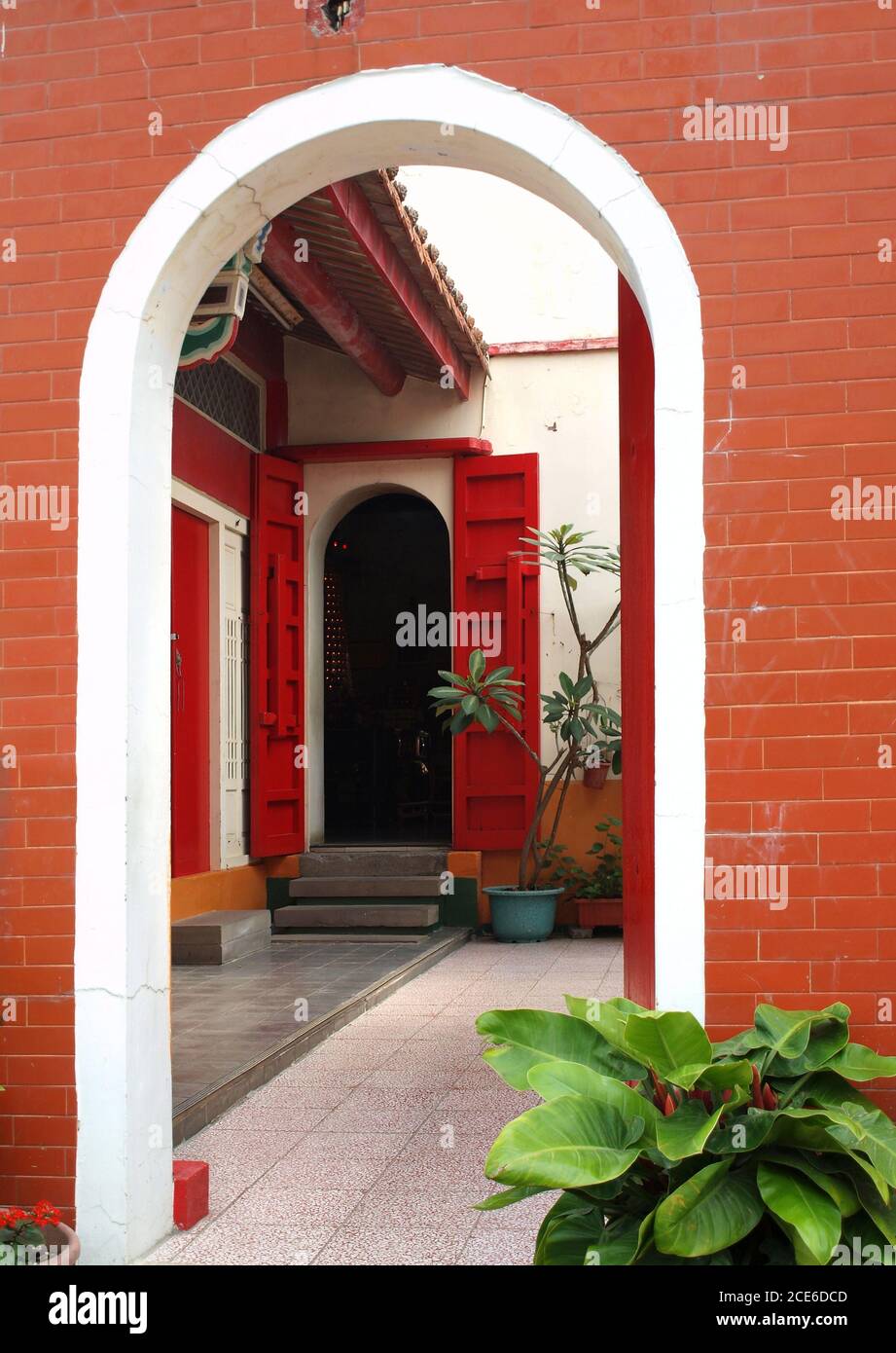 Traditional Chinese Courtyard Stock Photo