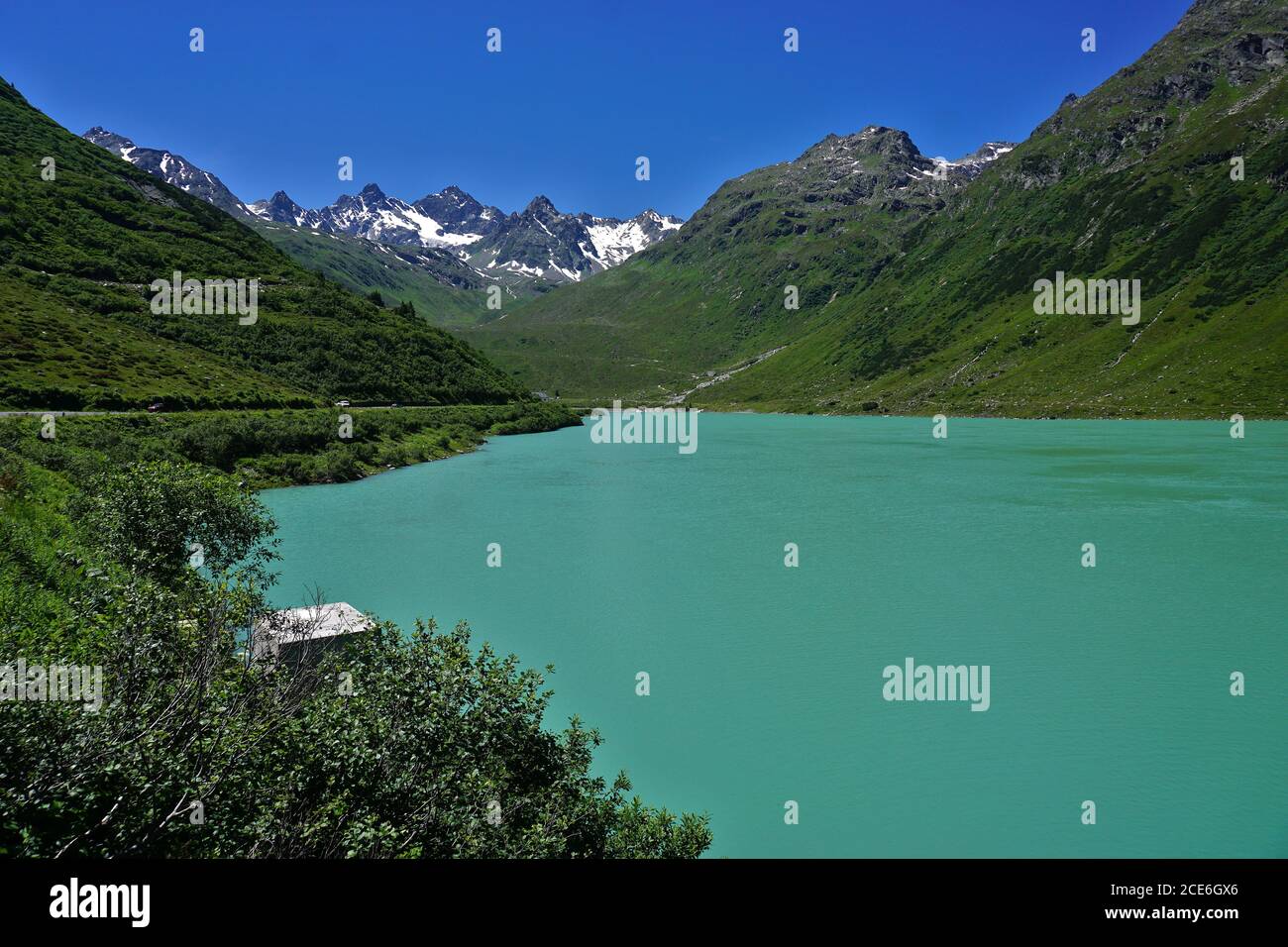 Vermunt-reservoir, Austria, Europe Stock Photo