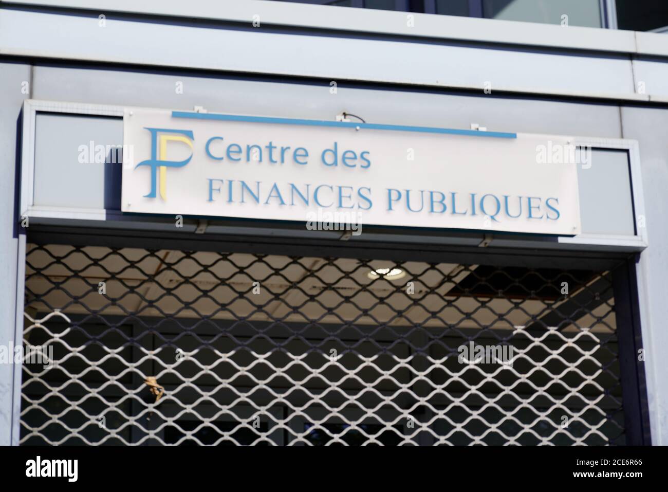 Bordeaux , Aquitaine / France - 08 25 2020 : centre des Finances Publiques logo and text sign front of building office French public finance administr Stock Photo