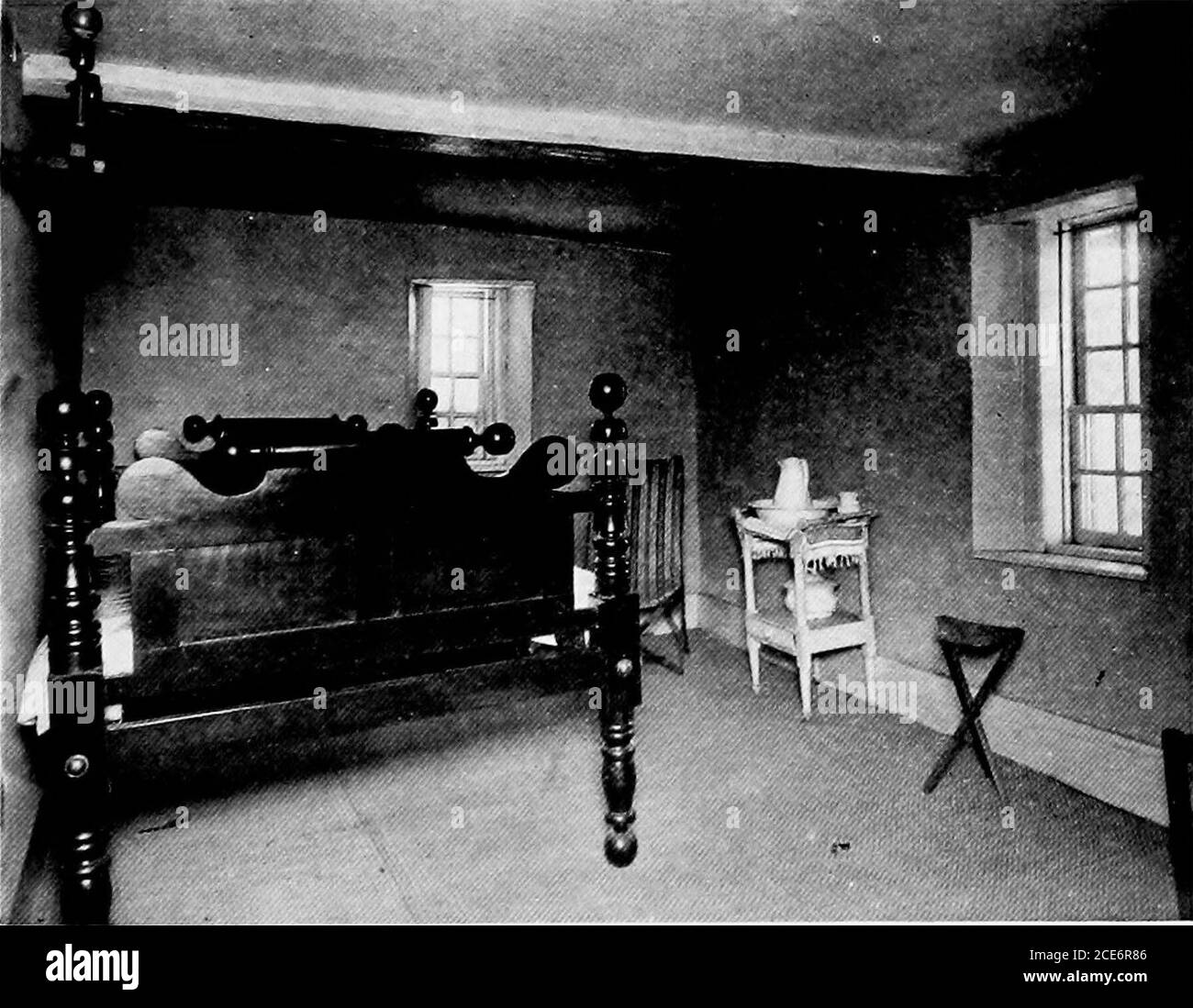 . Historic homes of New England . Plate XXXIV. — Middle Chamber, Ladd