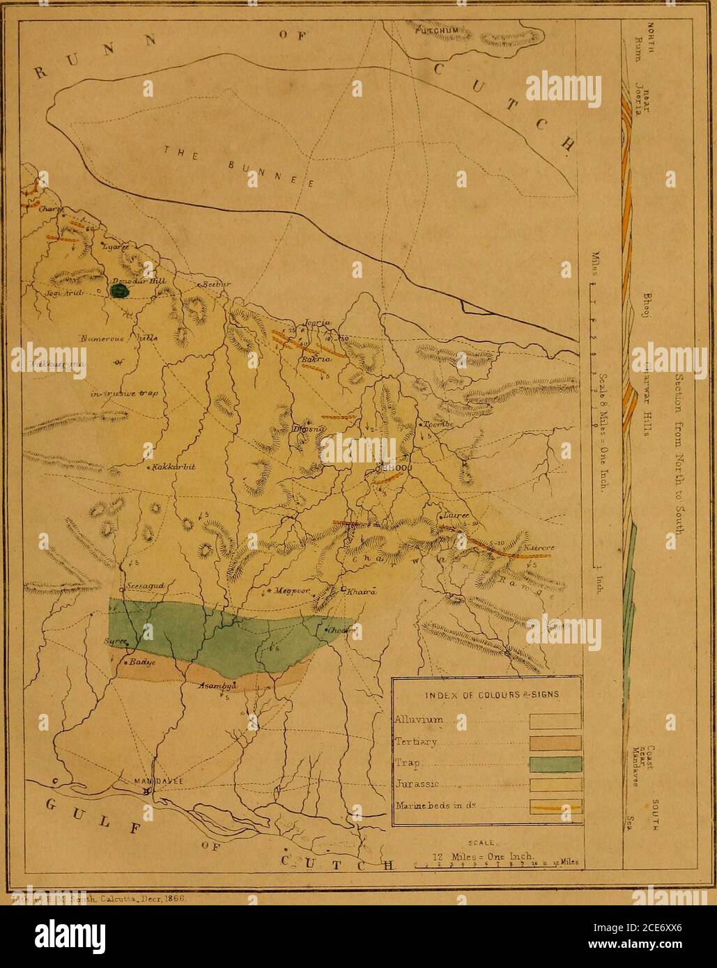 . Memoirs of the Geological Survey of India . hesis Paljeozamia, pointed out the greatinterest attaching to them from their striking analogy with Stonesfield-slate fossils. DArchiac (Hist. deg. prog, a. 1 Geologic, VII, 624) pointedout the confusion in Captain Grant^s desijtiption, but accepting his state-ments referred the plant-bearing beds to the horizon of the lower sand-stone and shale of Phillips* divisions of the oolite, and the same lowerJurassic age has been accepted as established by several subseqiient writers.It is not improbable that further research may fully establish this con-c Stock Photo