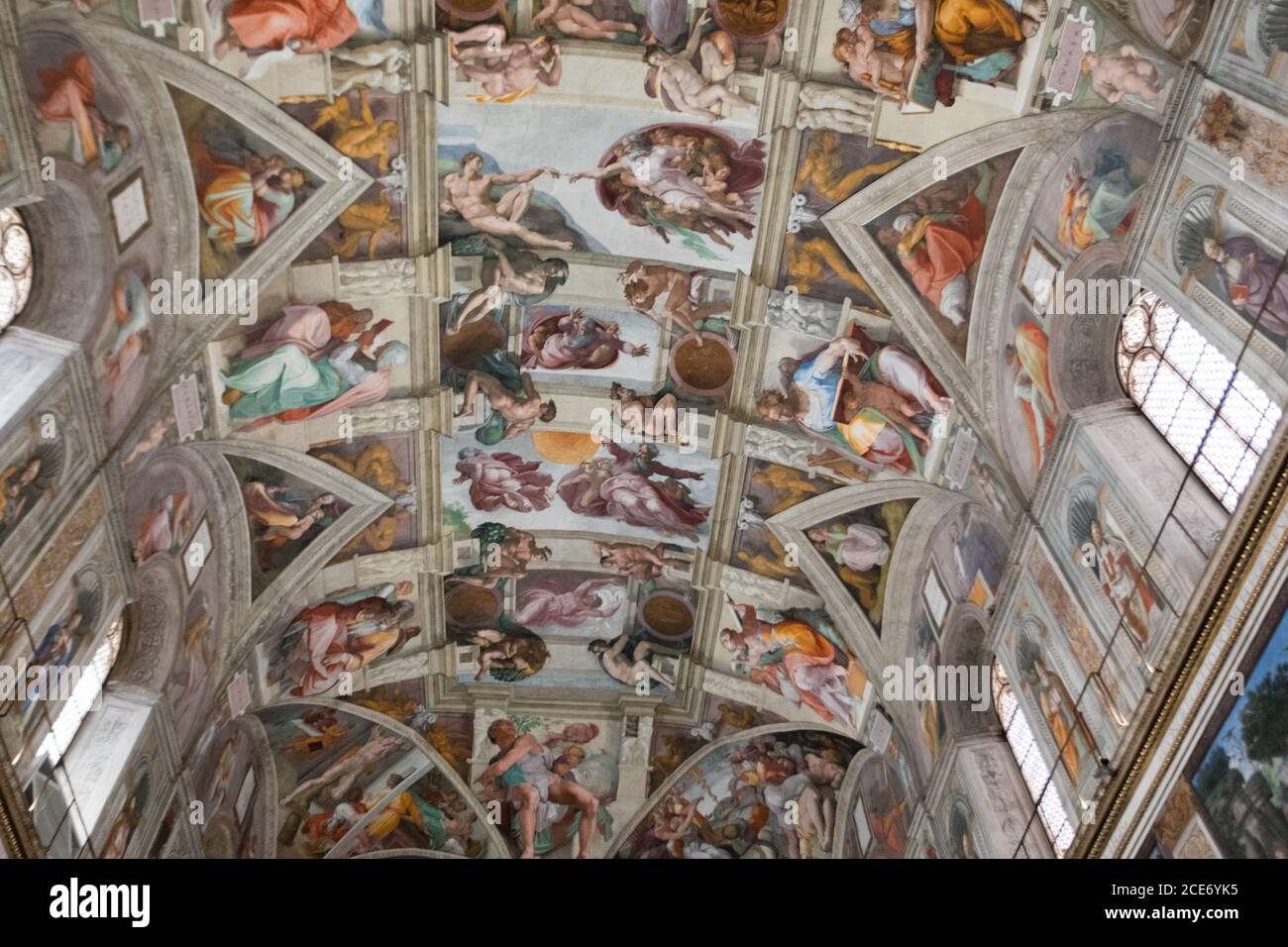 Sistine chapel vatican city sate stock photo alamy