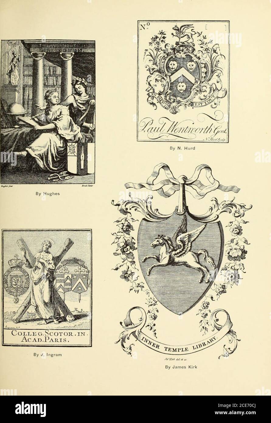 . Artists and engravers of British and American book plates : a book of reference for book plate and print collectors . ense T. G. J. Armorial I88O Alicia; Maria; Jackson. See Ladies Book Plates, T. G. J. 1894 Pictorial I894 p. 256 1894 Thoma; Graham Jackson, 1894 T. G. J. Pictorial Alex. Waldemar Lawrence An. JEt. 21 18 Maii, 1895 T. G. ]. Pictorial IS95 Caroli Lancelotti Shadwell T. G. J. 1896 Pictorial I896 Collegii ^Vadhami in Acad. Oxon 1. vj. J . I094 ± KJl 11 cxllo Ul t8o7 Jackson (W.), London the founders Robert Bloomfield, 1815. See Ex Libris Journal, W. Jackson sc. Gutter Lane, Cheap Stock Photo