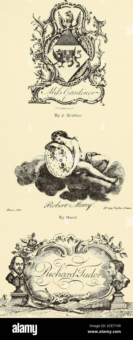 Artists and engravers of British and book plates : a book of reference for book plate and print collectors . K.Grnvfbt ant f By H. Gravelot. By R. Hancock 7 (