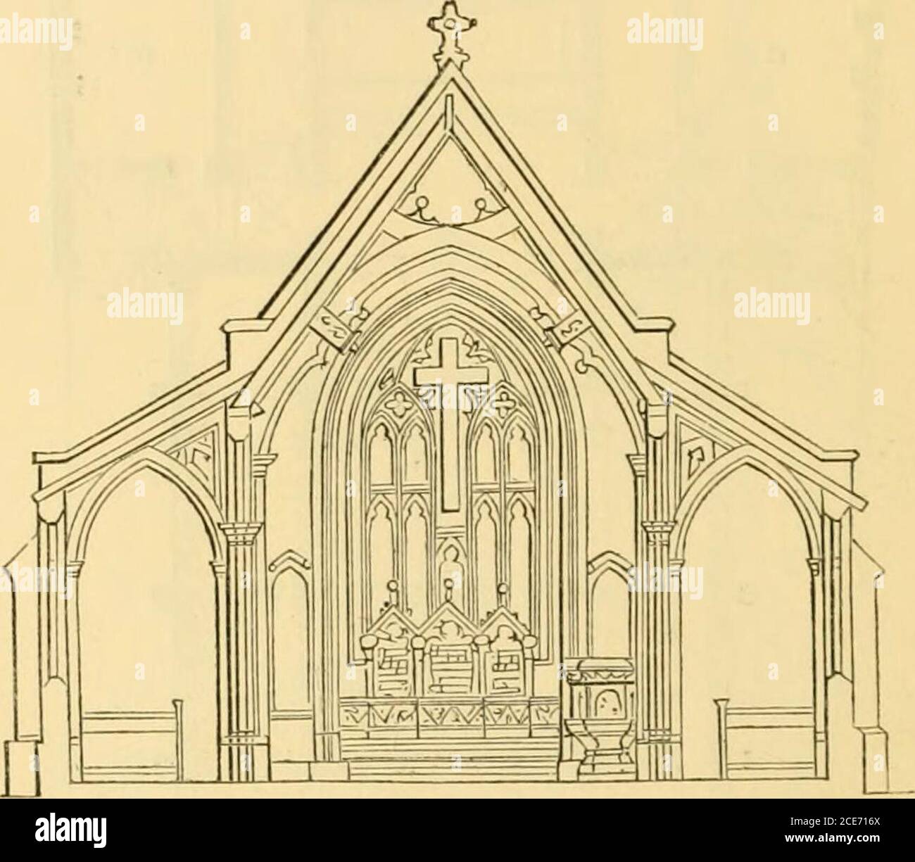 Sections Of A Church Building