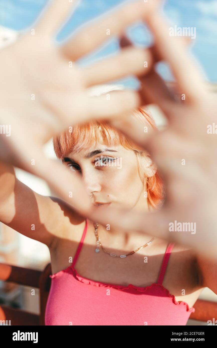 Hair carefree hi-res stock photography and images - Alamy