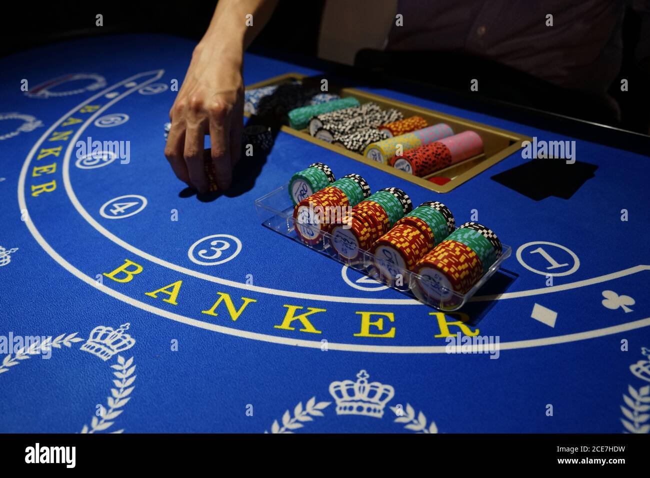 Casino Poker Image Texas Holdem Stock Photo Alamy
