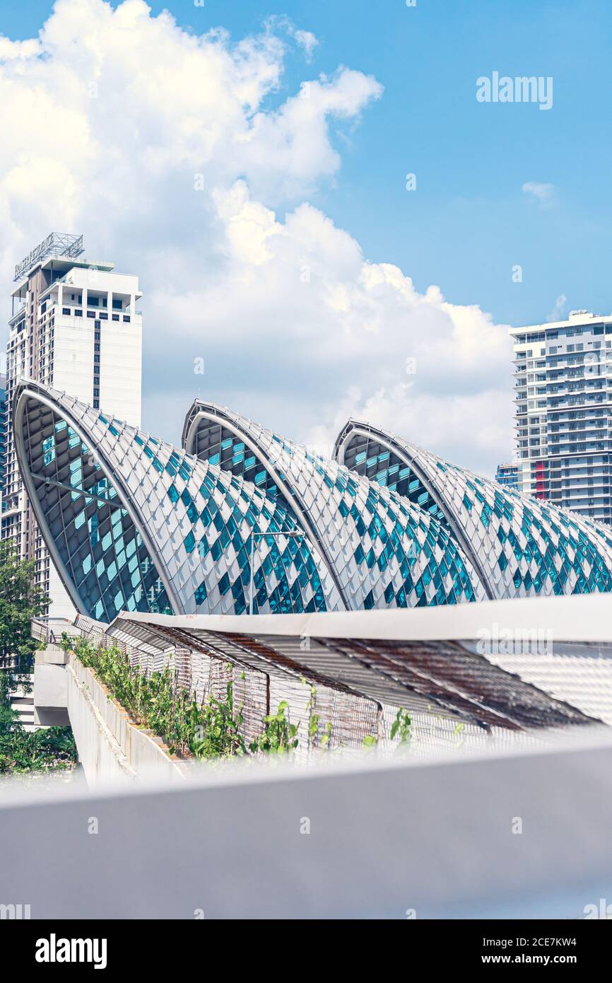 unique design of building at Kuala Lumpur, Malaysia Stock Photo