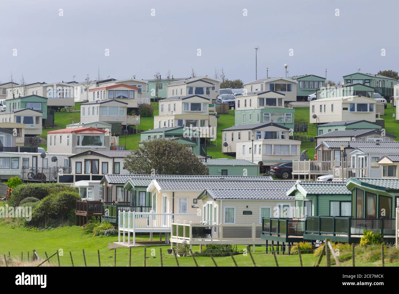 Haven Thornwick Bay Holiday Village on the Yorkshire Coast in East Yorkshire Stock Photo