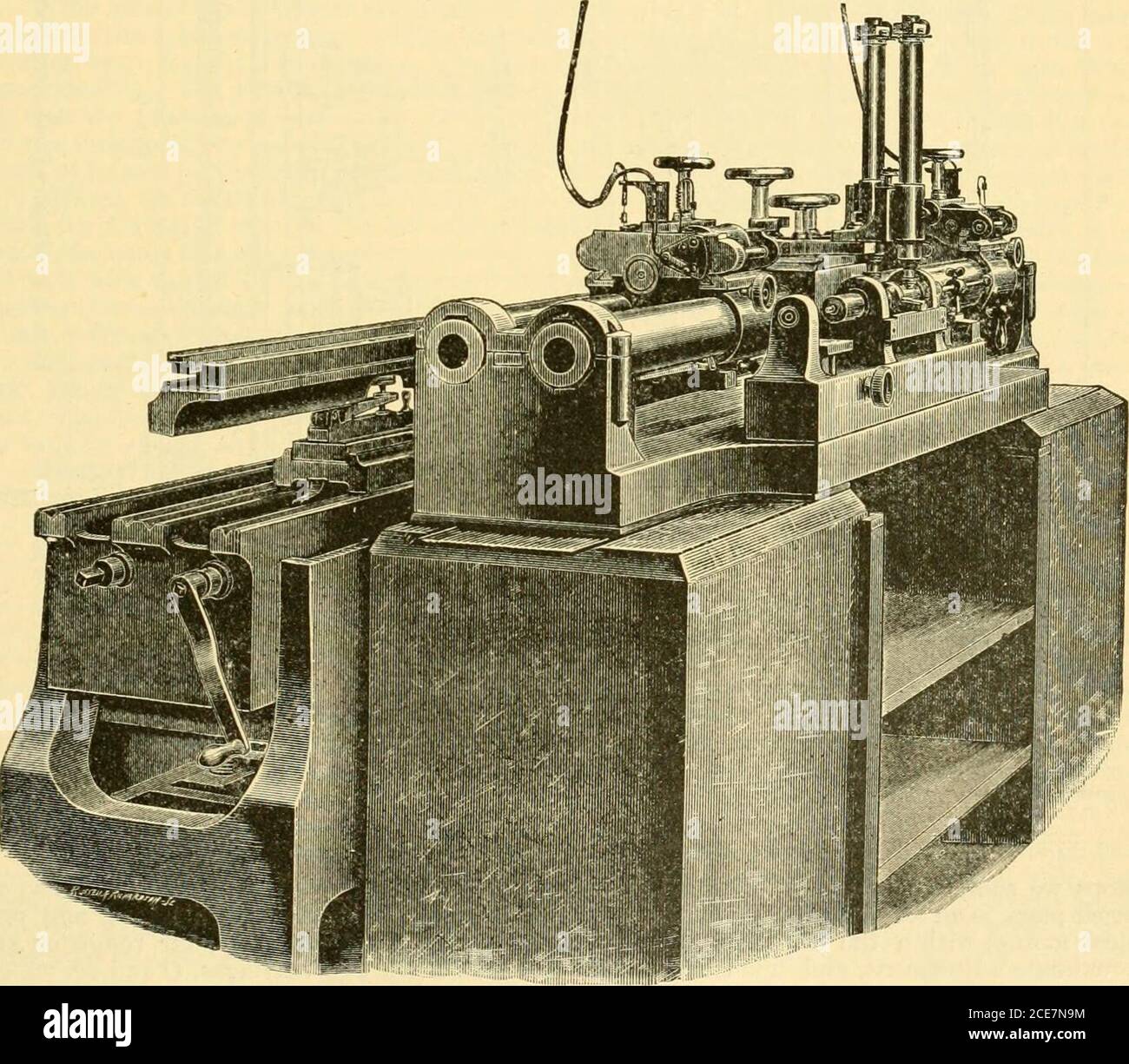 . Modern mechanism, exhibiting the latest progress in machines, motors ...