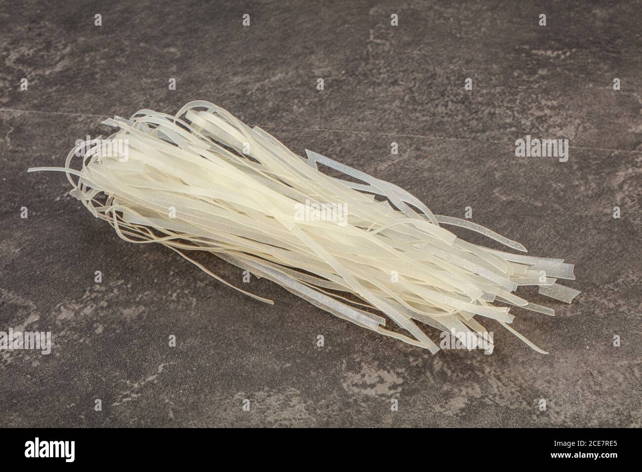Dry rice noodle ready for cooking Stock Photo Alamy