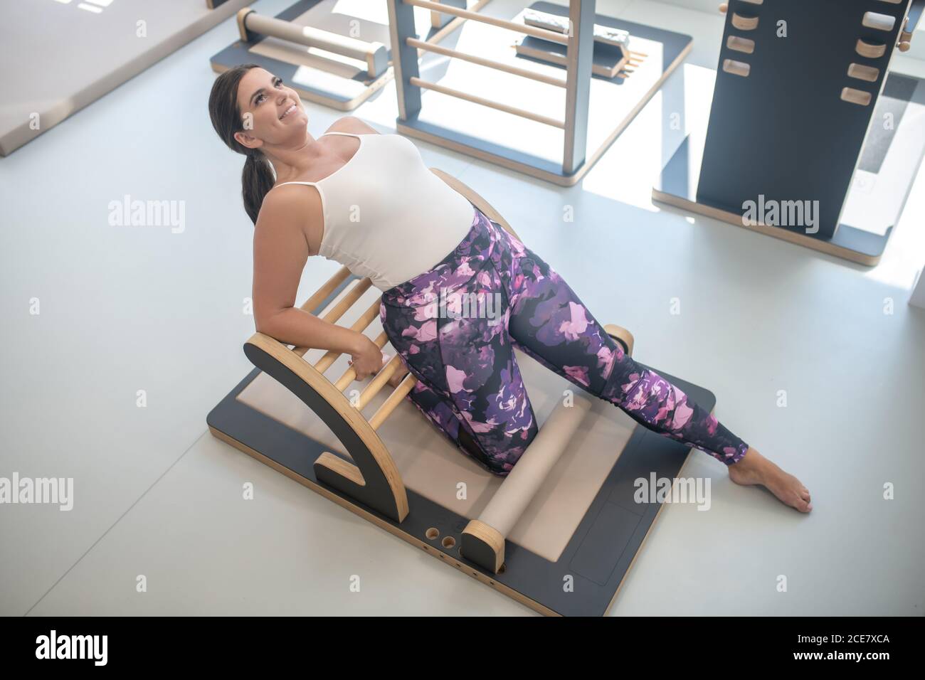 Stretching exercises body back hi-res stock photography and images - Alamy
