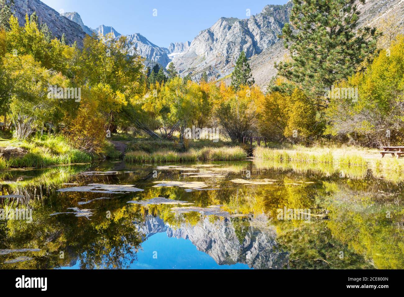 Lake in Sierra Nevada Stock Photo - Alamy