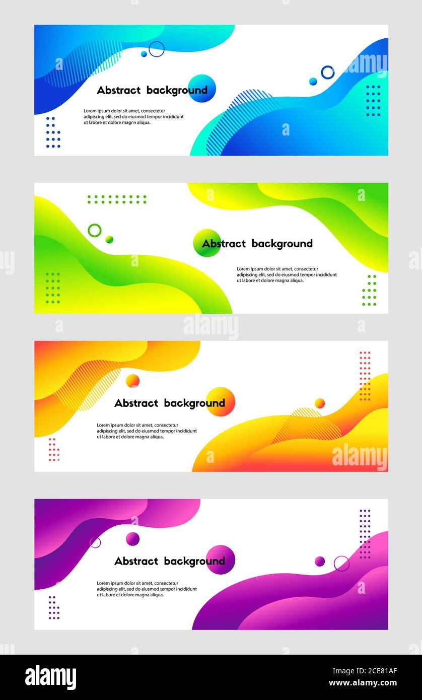 Set roll up with bright rainbow line on black and white background.  Abstract vector vertical banners. Universal template with empty place for  text Stock Vector Image & Art - Alamy