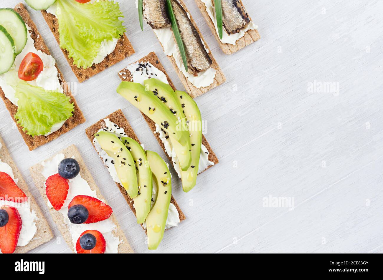 Assortment Of Fresh Summer Fruit Healthy Appetizers Of Crisps Breads With Fresh Vegetables Ripe Fruits Fish Preserves Cream Cheese On White Wood Bo Stock Photo Alamy Assortment Of Fresh Summer Fruit Healthy Appetizers Of Crisps Breads With Fresh Vegetables Ripe Fruits Fish Preserves Cream Cheese On White Wood Bo Stock Photo Alamy